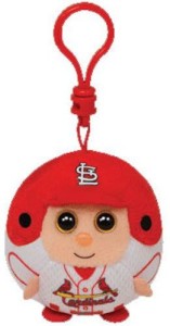Plush Figures Ty Beanie Ballz Mlb St Louis Cardinals Plush Toy Key Chain (Clip)  - 2 inch