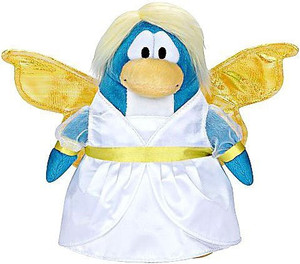 Club Penguin Holiday Snow Fairy Plush Figure - 6 inch