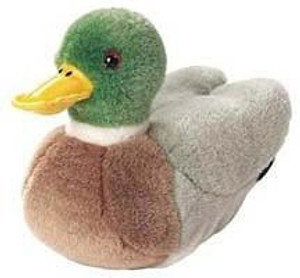 KM International Plush Animal: Mallard Duck - 6 inch