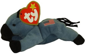 Teenie Beanies - 2000 Ty Mcdonald'S Teenie Beanie - Lefty The Donkey (2000) (4.5 Inch) - 2 inch