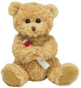 Ty Beanie Baby 2.0 - Scholars The Graduation Bear (2009 Version - No Hat) - 5.5 inch