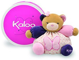 Kaloo Petite Rose Small Bear With Butterfly - 3.6 inch