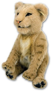 Wowwee Alive Lion Cub Plush Robotic Toy In Tan 11 inch Alive