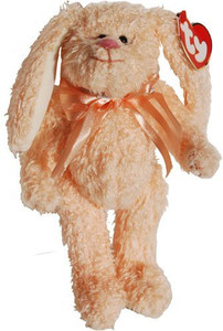 Attic Treasures Ty - Camelia The Peach Bunny Rabbit - 8 inch