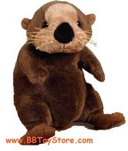 Otter with stuffed animal store