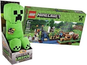 Jinx Minecraft Creeper Lego The Farm Bundle  - 13.25 inch