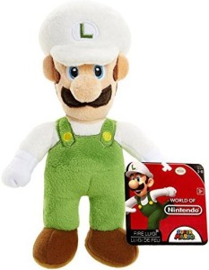 World of Nintendo 88791 Fire Luigi Mario Bros U Plush  - 3 inch