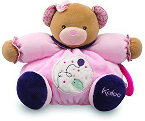 Kaloo Petite Rose Balloon Plush Toy With Teething Ring, Bear, Medium - 4.1 inch