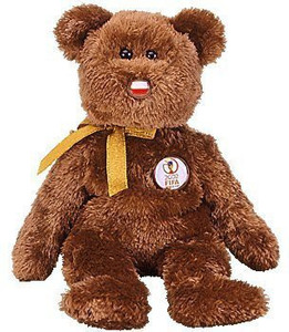 Ty Beanie Baby - Champion The Fifa Bear ( Poland ) - 4 inch