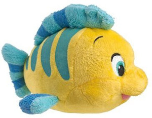 Just Play Disney Little Mermaid Beans Flounder Plush - 8 inch