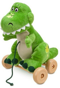 Disney Toy Story Rex Plush Pull Toy - 4.3 inch