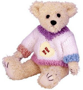 Plush Puppets Ty Valentine Attic Treasure Barrymore The Bear - 2.4 inch
