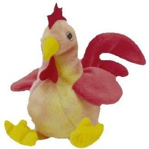 Beanie Babies Ty - Strut The Rooster  - 1.9 inch