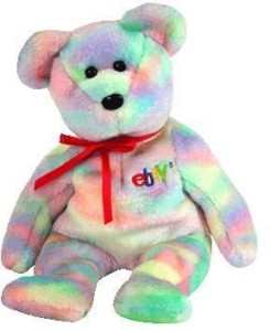 Ty Beanie Babies Bidder The Bear (Ebay & Ty Credit Card Exclusive) [Toy]  - 8 inch