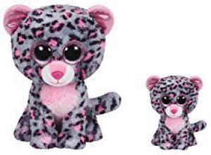 Ty Beanie Boos New Set Of Tasha Plush Toys. Includes Small And Regular!  - 4 inch
