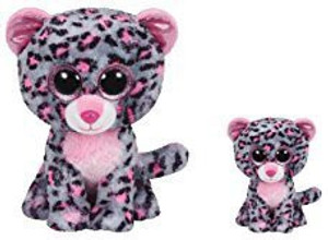 Ty Beanie Boos New Set Of Tasha Plush Toys. Includes Small And Regular! - 4 inch