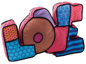 Gund Britto By Internationally Acclaimed Artist Romero Britto For Enesco Love Pillow - 4.57 inch