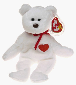 Beanie Babies Ty Valentino - Bear - 1.5 inch