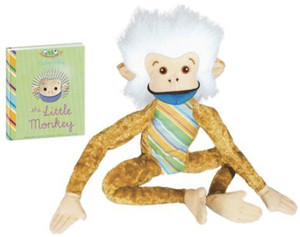 YOTTOY Little Monkey With Book - 10 inch