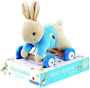 Kids Preferred Beatrix Potter Peter Rabbit Pull-Along Plush - 5.12 inch