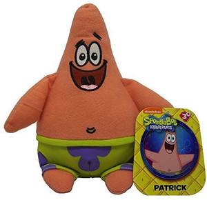 Just Play Spongebob Squarepants Patrick Plush Toy Nwt By - 4 inch