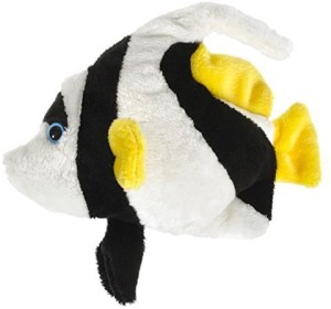 Pounce Pal Banner Fish Plush Stuffed Animal  - 2.8 inch