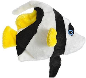 Pounce Pal Banner Fish Plush Stuffed Animal 2 8 Inch Multicolor