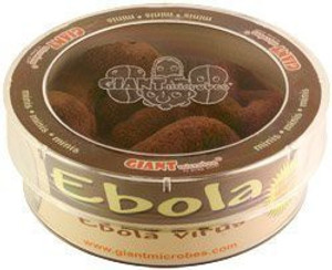 GIANT Microbes Ebola Virus Petri Dish Science Kit - 1.9 inch