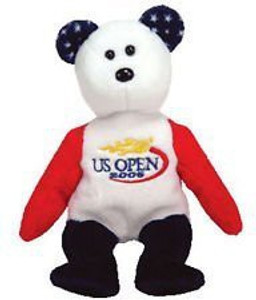 Ty 1 X Smash The Us Open Tennis Bear - Beanie Babies - 2 inch