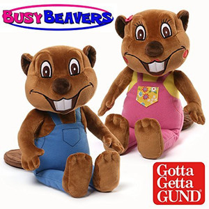 Gund Busy Beavers: Billy Beaver Stuffed Animal Plush - 4 inch