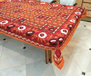 Miyanbazaz Floral 6 Seater Table Cover