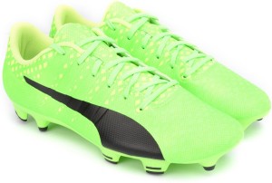 puma green football shoes