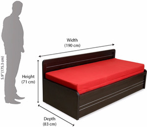 Nill Siesta Double Na Sofa Bedfinish Color Wenge Mechanism Type Pull Out