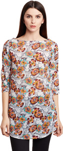 Ruhaan's Floral Print Women's Tunic