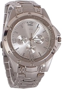 shree New Design Silver Dial Analog Watch  - For Men