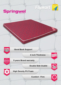 Springwel Magic 4 Inch King Foam Mattress Best Price In India