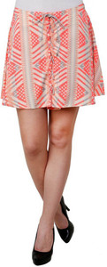 DARZI Printed Women's Regular Multicolor Skirt