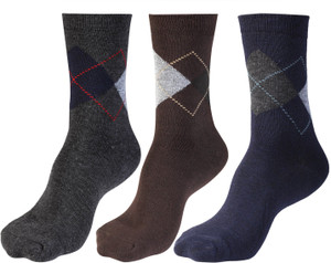 Zenni Men's Solid Quarter Length Socks