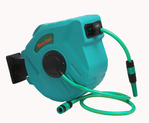 Dolphy Wall Mounted Retractable Garden Hose Reel Hose Pipe