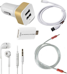 ZEBRON Wall Charger Accessory Combo for Xiaomi Redmi Note 3