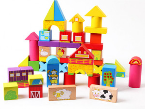 Jack Royal Happy Farm Building Wooden Blocks