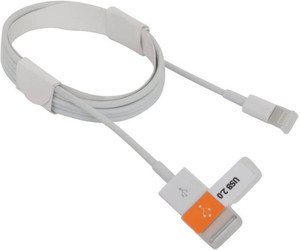 SHOPCRAZE Apple iPhone Charger For 5, 5c, 5S, 6 ,7, iPad Mini, iPod Touch 5G, new iPad and iPad Air,1 Meter USB 2.0 Data Sync Cable USB Cable (White) 222 USB Cable