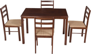 Woodness Solid Wood 4 Seater Dining Set