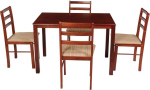 Woodness Solid Wood 4 Seater Dining Set