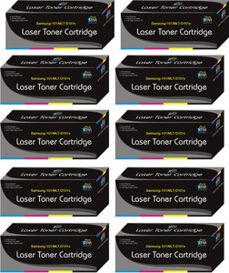 Printstar 101 Black Toner Cartridge Comaptible For Samsung 101 Toner/Mlt-d101s - Pack of 10 Single Color Toner