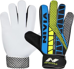 Nivia Carbonite Web Goalkeeping Gloves (M, Multicolor)