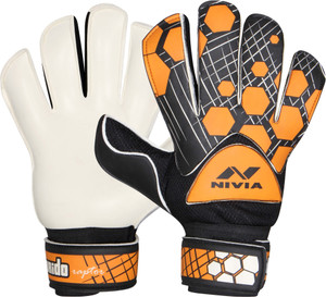 Football goalkeeper gloves nivia outlet