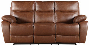 HomeTown Half-leather Manual Recliners
