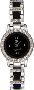 Fastrend Stylish Black Studded 01 Analog Watch  - For Women