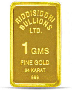 Candere 24 (9999) K 1 g Yellow Gold Bar